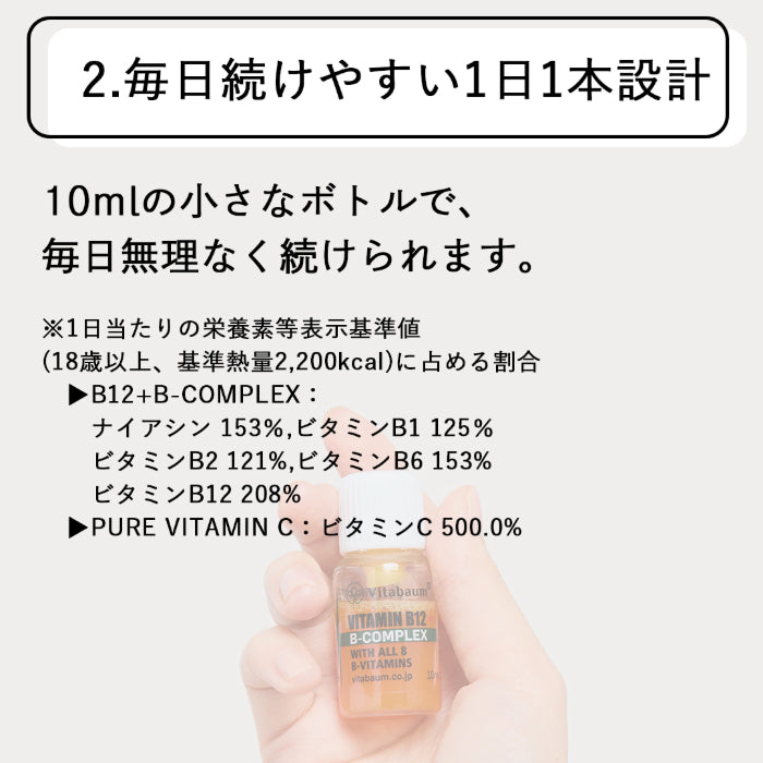 Vitabaum B12+ B-COMPLEX / ビタバウム ビーコンプレックス / 30本入り