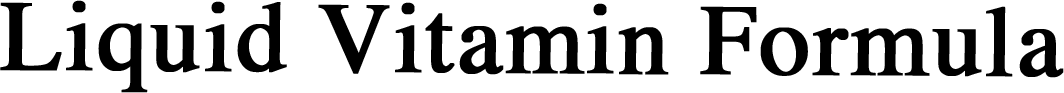Liquid Vitamin Formula